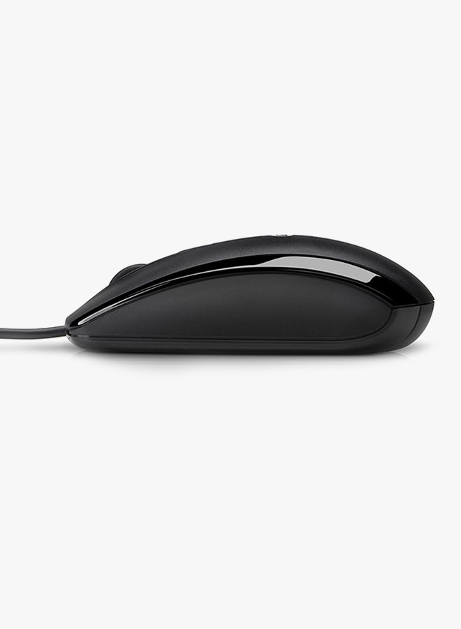 X500 Wired Optical Mouse Black