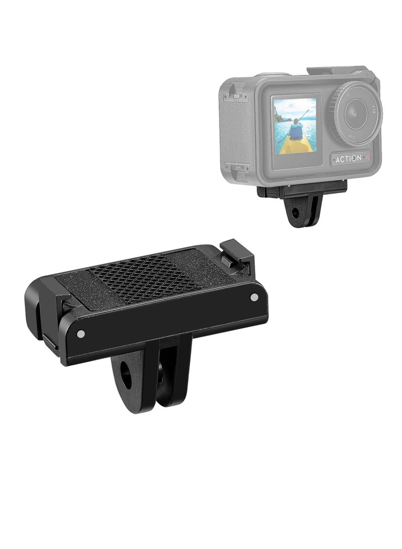 For DJI Osmo Action 4 / 3 Magnetic Quick Release Base Expansion Mount (Black)