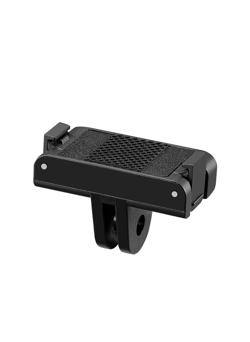 For DJI Osmo Action 4 / 3 Magnetic Quick Release Base Expansion Mount (Black)