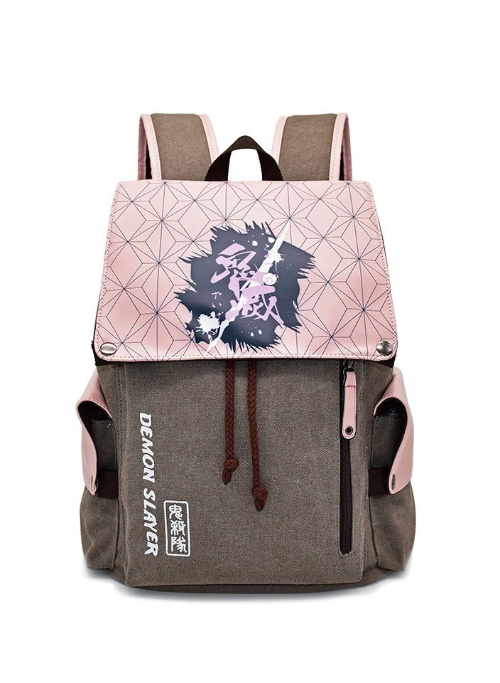 Cartoon Demon Slayer backpack student bag