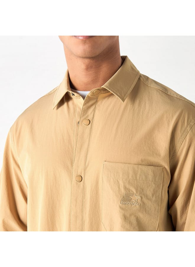 Starter Solid Shirt with Short Sleeves and Pocket