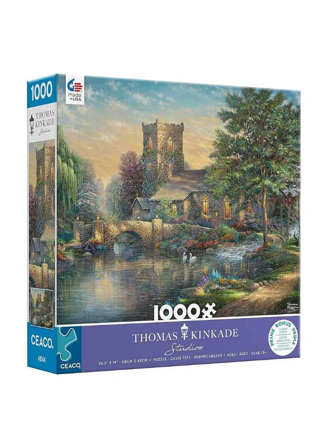 Ceaco - Thomas Kinkade - Willow Wood Chapel - 1000 Piece Jigsaw Puzzle