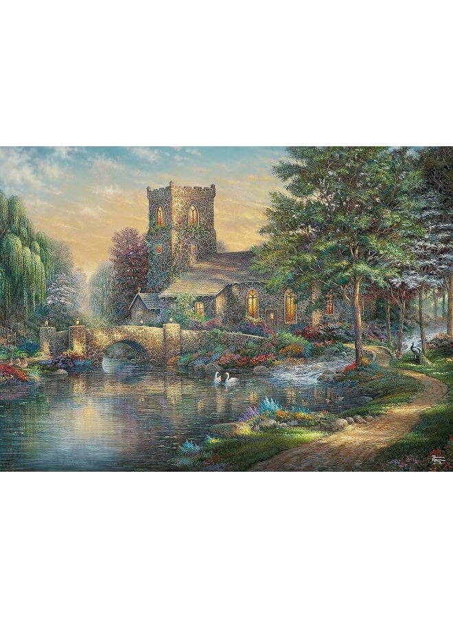 Ceaco - Thomas Kinkade - Willow Wood Chapel - 1000 Piece Jigsaw Puzzle