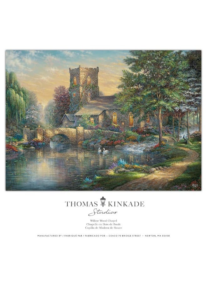 Ceaco - Thomas Kinkade - Willow Wood Chapel - 1000 Piece Jigsaw Puzzle