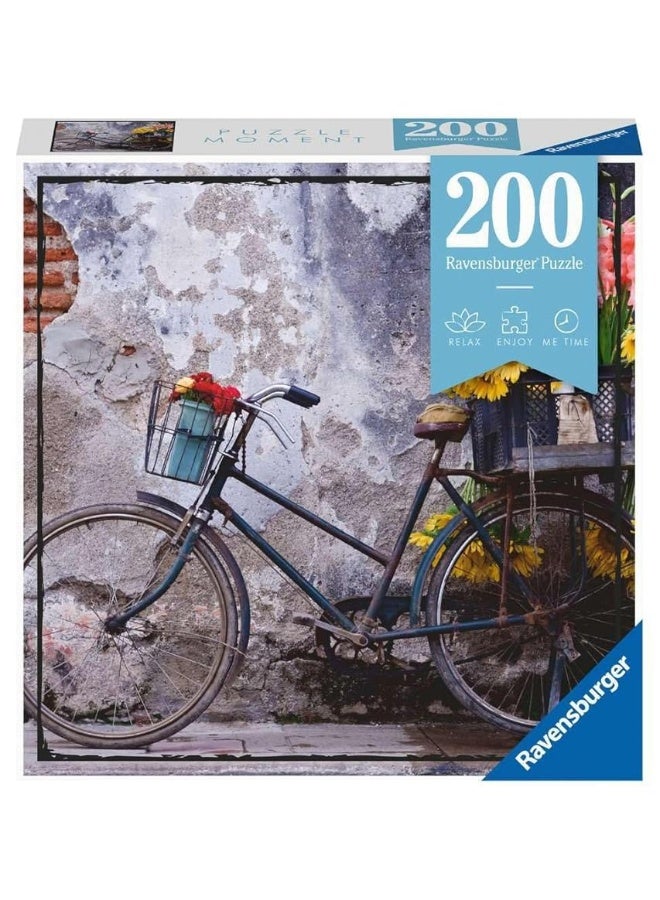 Ravensburger Puzzle Moment Bicycle  200Piece Premium Jigsaw Puzzle for Adults and Kids  Unique Softclick Technology Ensures Vibrant Matte Finish with LongLasting Quality