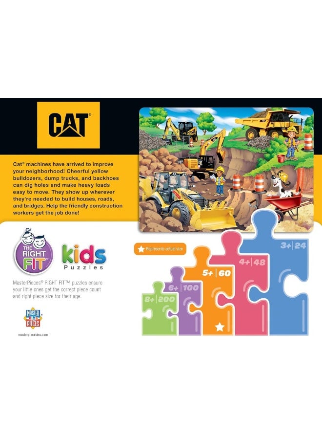 MasterPieces 60 Piece Jigsaw Puzzle for Kids  CAT Day at The Quarry  14x19