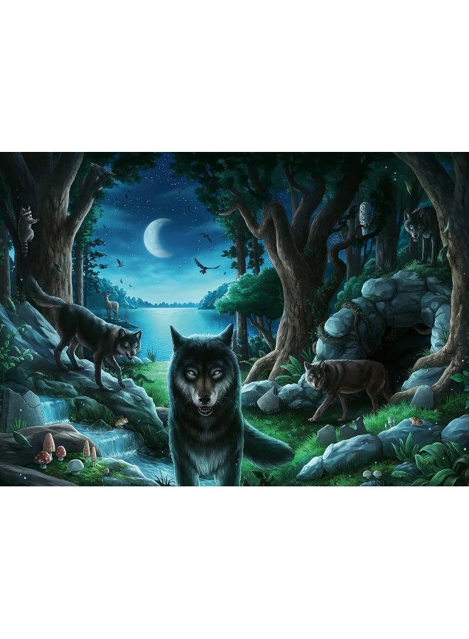 Ravensburger 16434 Curse of The Wolves 759 Piece Jigsaw Puzzle for Kids and Adults Ages 12 and Up - an Escape Room Experience in Puzzle Form , White