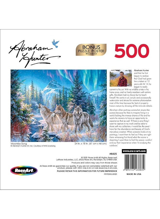 CRA-Z-Art - RoseArt - Abraham Hunter - Moonrise Song - 500 Piece Jigsaw Puzzle