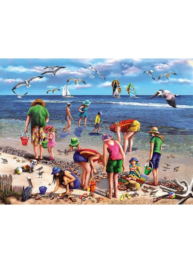 White Mountain Puzzles Lobster Buoys  500 Piece Jigsaw Puzzle