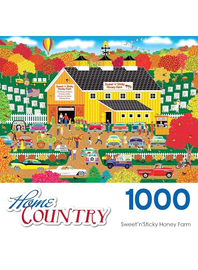 CRA-Z-Art - RoseArt - Home Country - Sweet n Sticky Honey Farm - 1000 Piece Jigsaw Puzzle