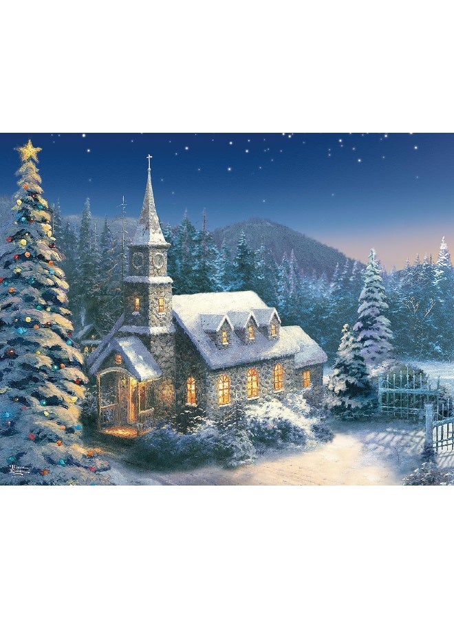 Ceaco - 4 in 1 Multipack - Thomas Kinkade - Holiday - (4) 500 Piece Jigsaw Puzzles