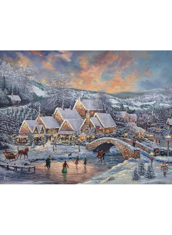 Ceaco - 4 in 1 Multipack - Thomas Kinkade - Holiday - (4) 500 Piece Jigsaw Puzzles