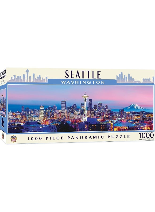 MasterPieces 1000 Piece Jigsaw Puzzle For Adults, Family, Or Kids - Seattle Panoramic - 13