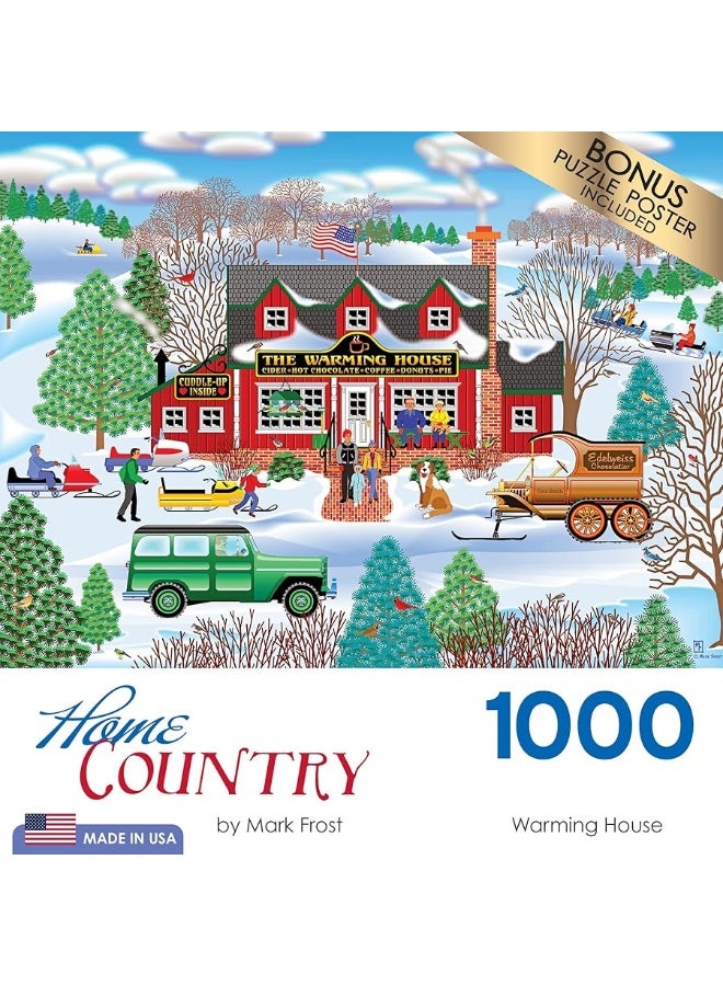 CRA-Z-Art - RoseArt - Home Country - Warming House - 1000 Piece Jigsaw Puzzle