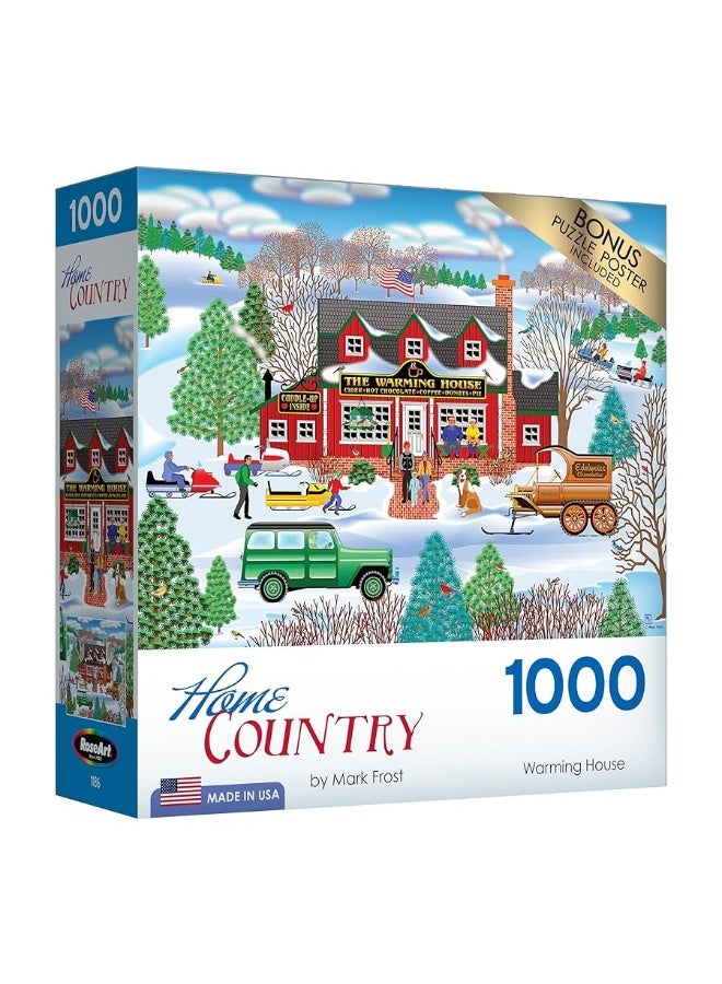 CRA-Z-Art - RoseArt - Home Country - Warming House - 1000 Piece Jigsaw Puzzle