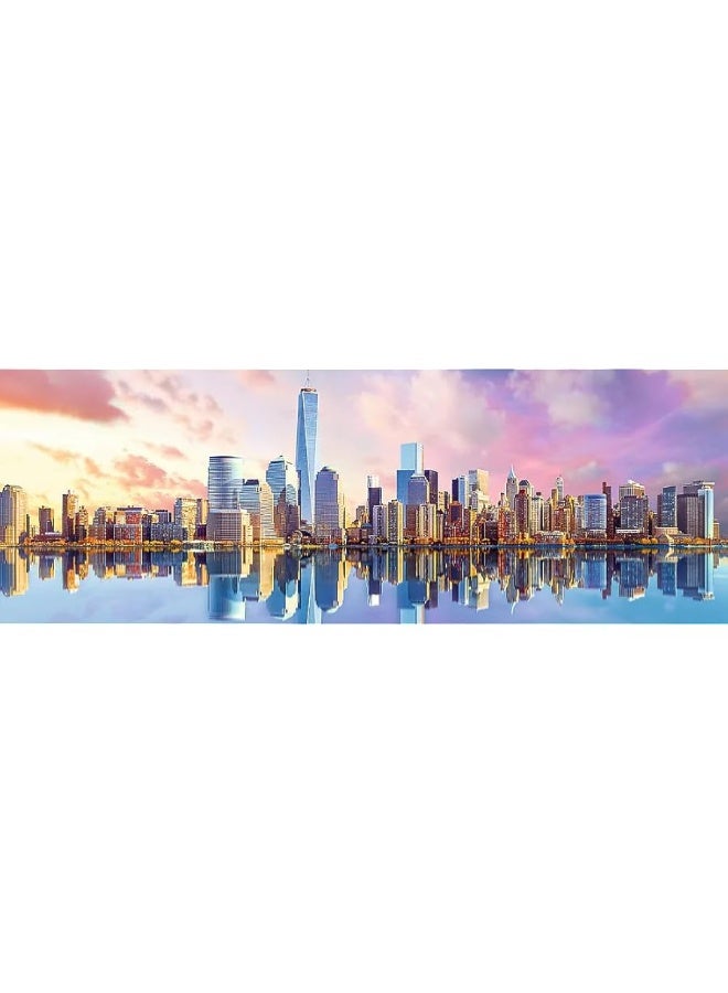 Trefl Panorama Manhattan 1000 Piece Jigsaw Puzzle Red 27x19 Print DIY Puzzle Creative Fun Classic Puzzle for Adults and Children from 12 Years Old