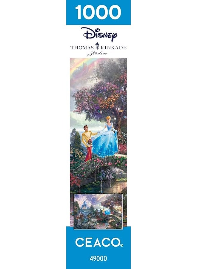 Ceaco - Thomas Kinkade - Disney - Cinderella Wishes Upon A Dream - 1000 Piece Jigsaw Puzzle