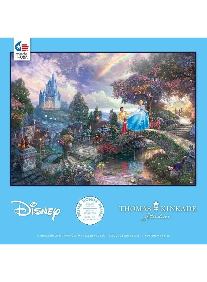 Ceaco - Thomas Kinkade - Disney - Cinderella Wishes Upon A Dream - 1000 Piece Jigsaw Puzzle