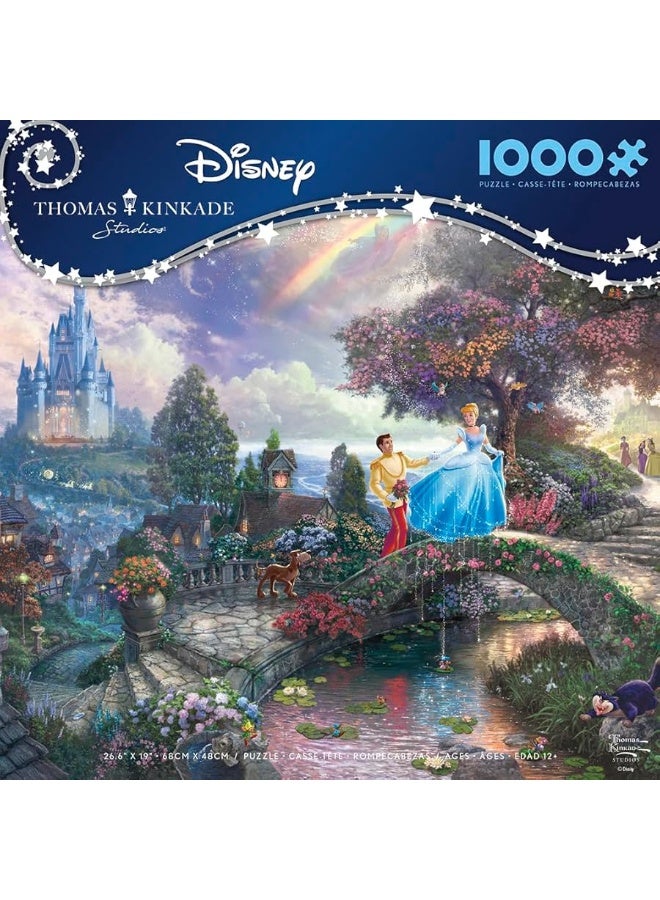 Ceaco - Thomas Kinkade - Disney - Cinderella Wishes Upon A Dream - 1000 Piece Jigsaw Puzzle