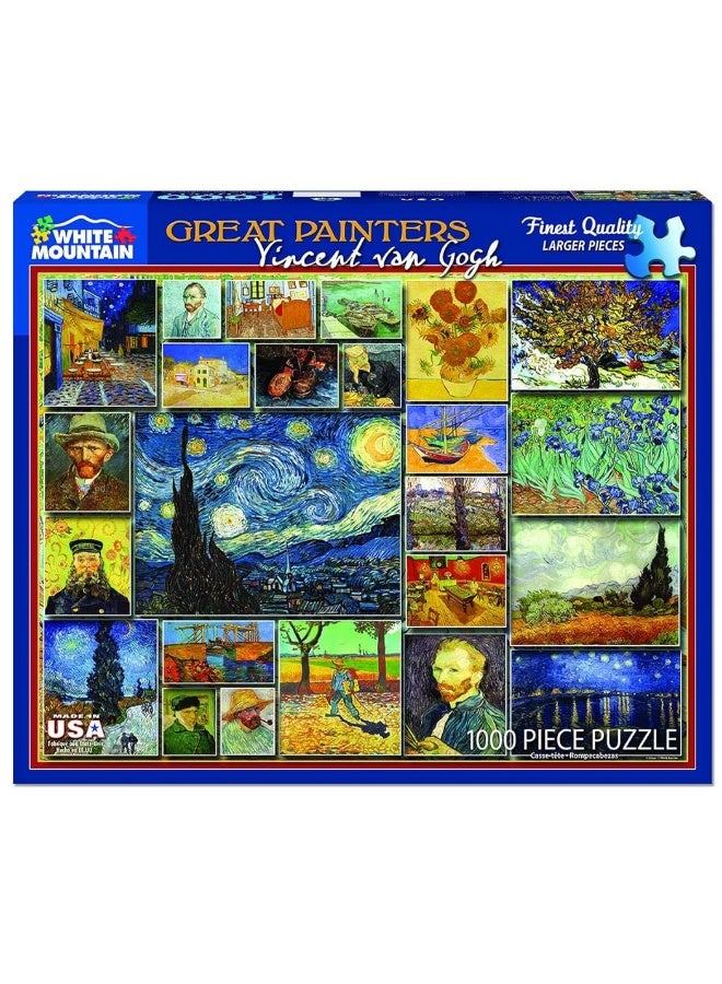 White Mountain Puzzles Van Gogh  1000 Piece Jigsaw Puzzle