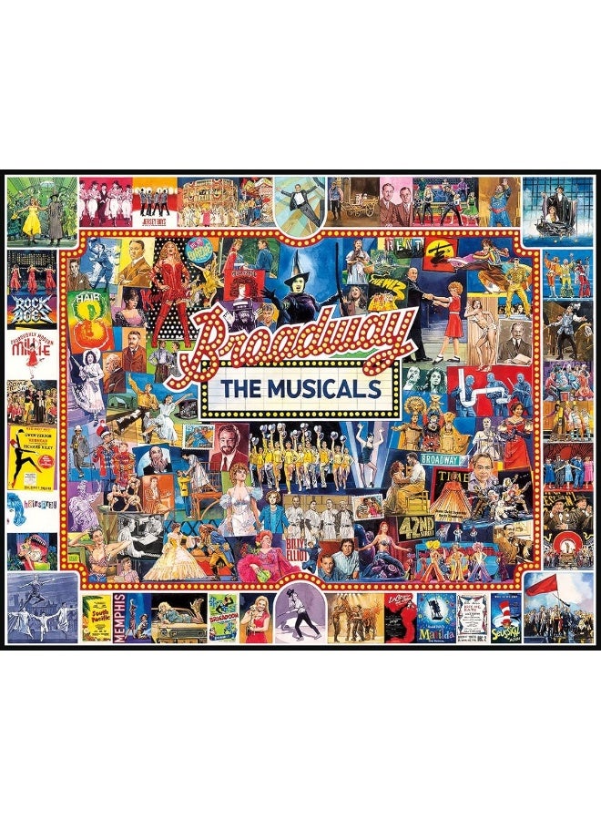 White Mountain Puzzles Broadway, 1000 Piece Jigsaw Puzzle