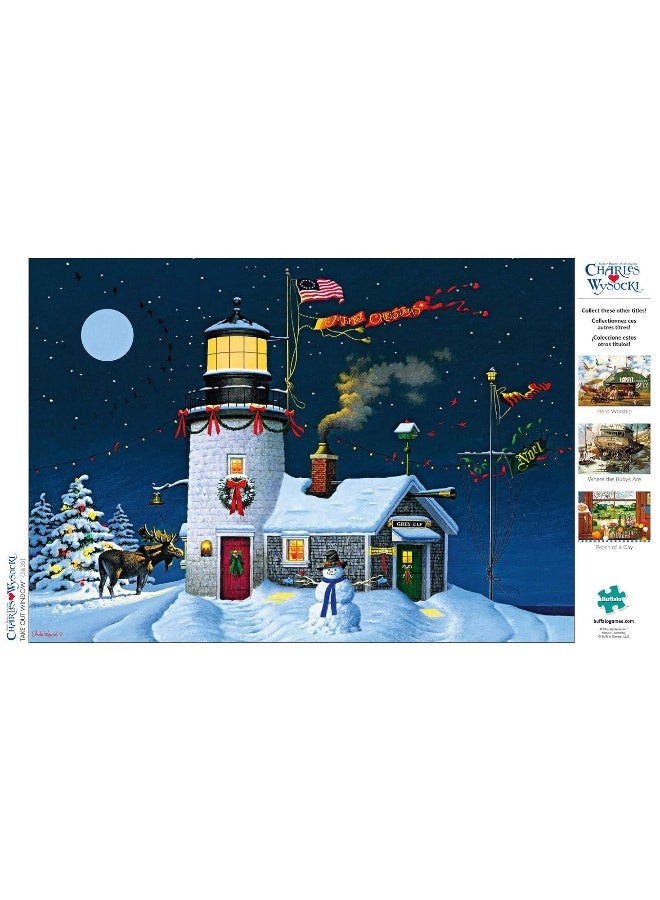 Buffalo Games - Charles Wysocki - Take Out Window - 300 Large Piece Jigsaw Puzzle for Adults Challenging Puzzle Perfect for Game Nights - Finished Puzzle Size is 21.25 x 15.00