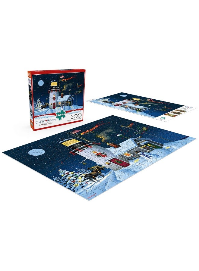 Buffalo Games - Charles Wysocki - Take Out Window - 300 Large Piece Jigsaw Puzzle for Adults Challenging Puzzle Perfect for Game Nights - Finished Puzzle Size is 21.25 x 15.00