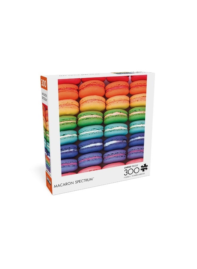 Buffalo Games  Macaron Spectrum  300 Piece Jigsaw Puzzle for Adults 14 and up Challenging Puzzle Perfect for Game Nights  Finished Puzzle Size is 2125 x 1500