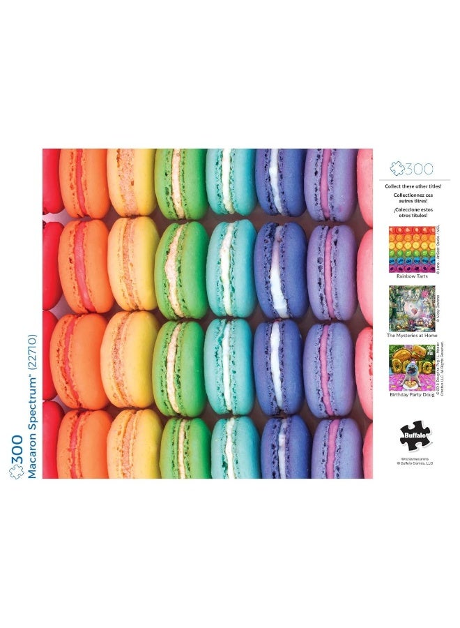 Buffalo Games  Macaron Spectrum  300 Piece Jigsaw Puzzle for Adults 14 and up Challenging Puzzle Perfect for Game Nights  Finished Puzzle Size is 2125 x 1500