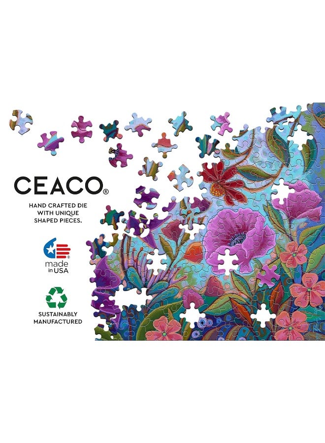 Ceaco - Peggy's Garden - Colorful Conversation - 1000 Piece Jigsaw Puzzle