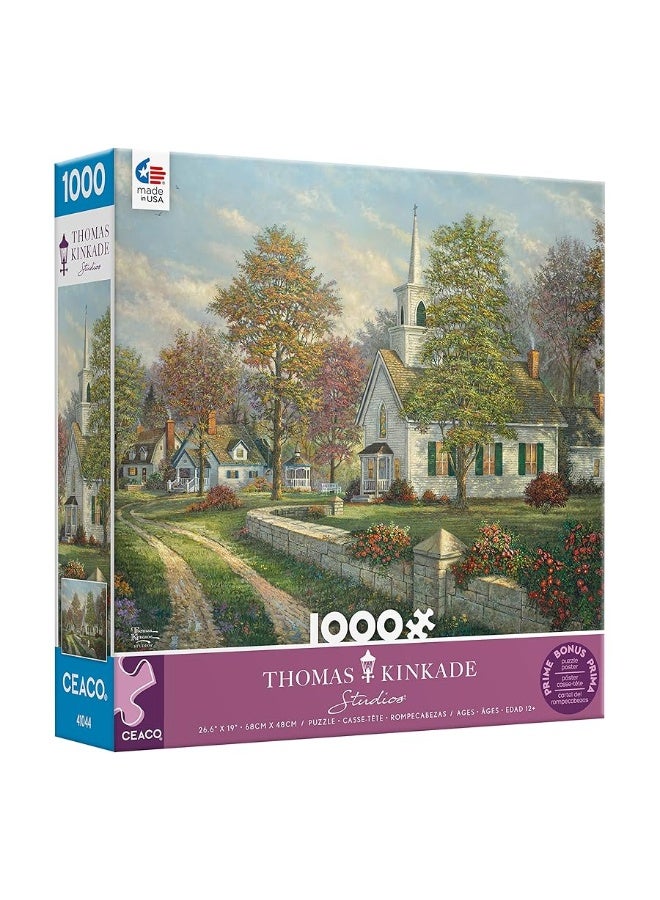 Ceaco - Thomas Kinkade - Serenity Chapel - 1000 Piece Jigsaw Puzzle