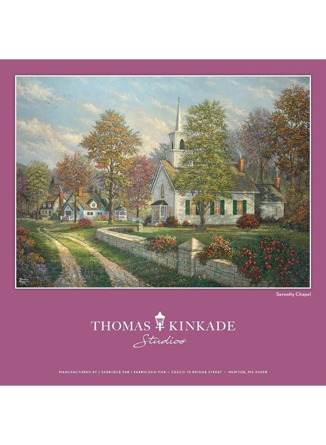 Ceaco - Thomas Kinkade - Serenity Chapel - 1000 Piece Jigsaw Puzzle