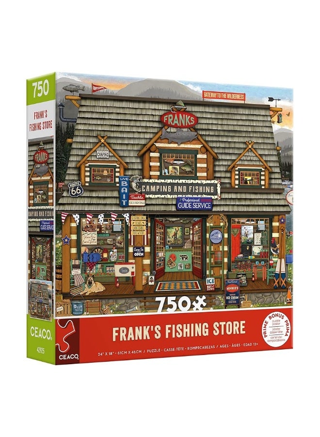 Ceaco - Frank's Fishing Store - 750 Piece Jigsaw Puzzle