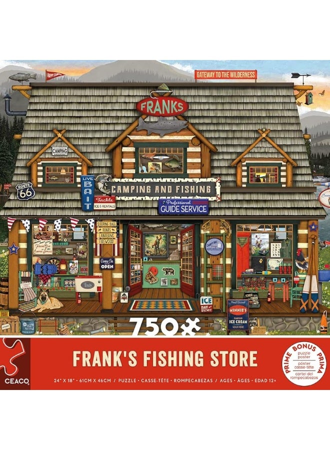 Ceaco - Frank's Fishing Store - 750 Piece Jigsaw Puzzle