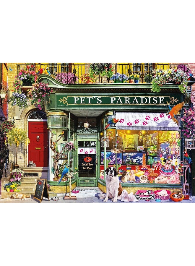 Ceaco - Shop Windows - Pet's Paradise - 1000 Piece Jigsaw Puzzle