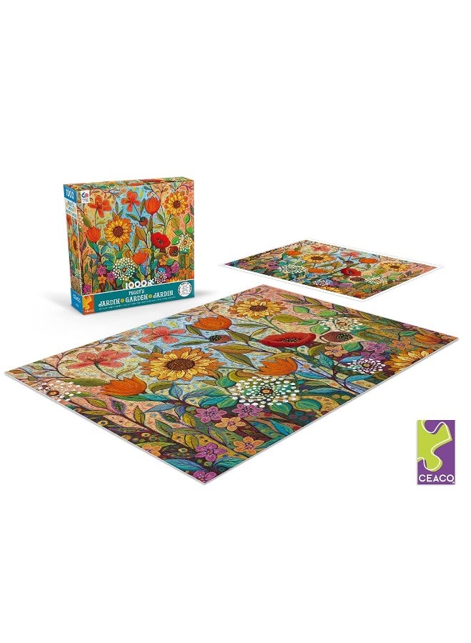 Ceaco - Peggy's Garden - Joy in The Morning - 1000 Piece Jigsaw Puzzle