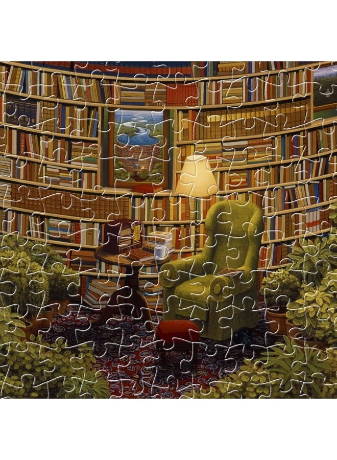 Pintoo Jigsaw Puzzles 500 Piece for Adults - Jacek Yerka - Bibliodame Beautiful Plastic Puzzle for Home Decor Zero Dust Easy Storage [H1647]