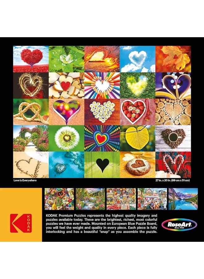 RoseArt  Kodak Premium  Love is Everywhere  1000 Piece Jigsaw Puzzle for Adults