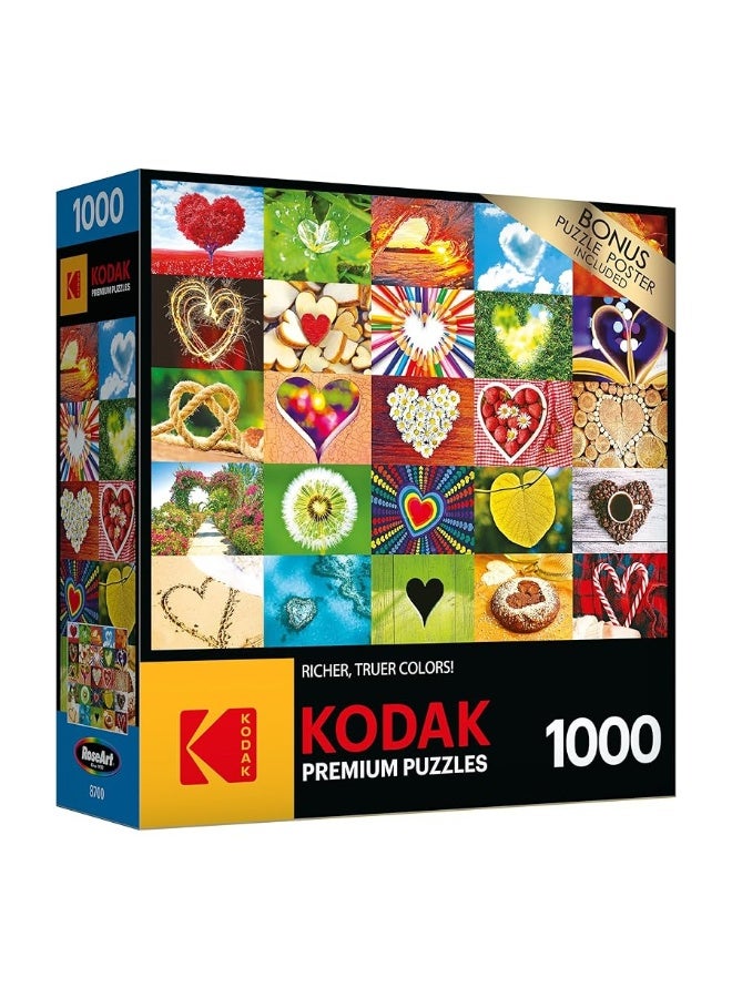 RoseArt  Kodak Premium  Love is Everywhere  1000 Piece Jigsaw Puzzle for Adults