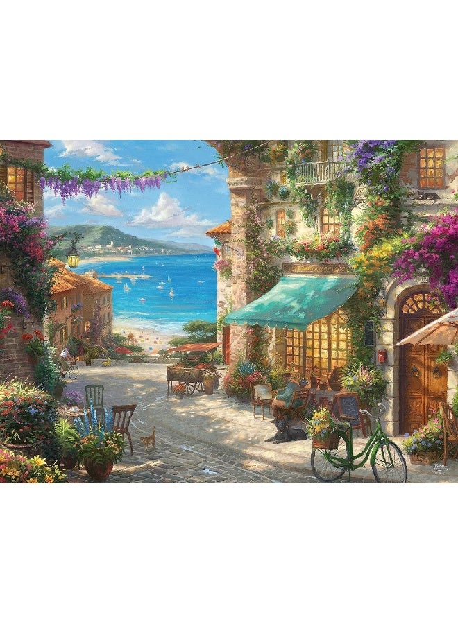 Ceaco - Thomas Kinkade - Italian Cafe - Glitter - 750 Piece Jigsaw Puzzle