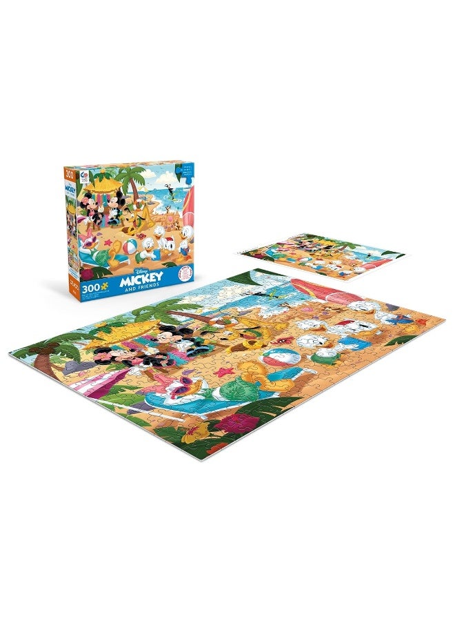 Ceaco - Disney - Mickey & Minnie at The Beach - 300 Piece Jigsaw Puzzle