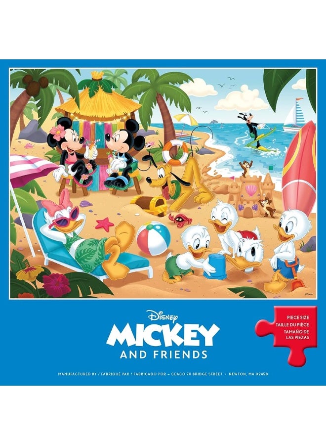 Ceaco - Disney - Mickey & Minnie at The Beach - 300 Piece Jigsaw Puzzle