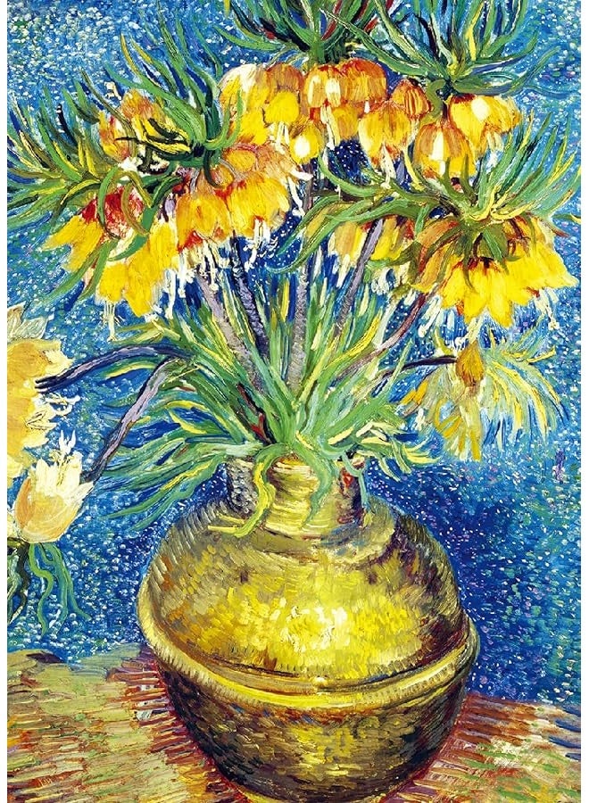 1000 Piece Puzzle for Adults Fritillaries in a Copper Vase by Van Gogh Jigsaw Puzzles 1000 Pieces Puzzles for Adults 1000 Pieces Oil Painting Puzzle 1000 Pieces Jigsaw Puzzles 1000 Pieces for Adults