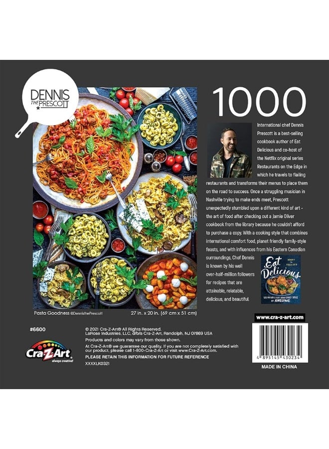 CRA-Z-Art - RoseArt - Dennis Prescott - Pasta Goodness - 1000 Piece Jigsaw Puzzle