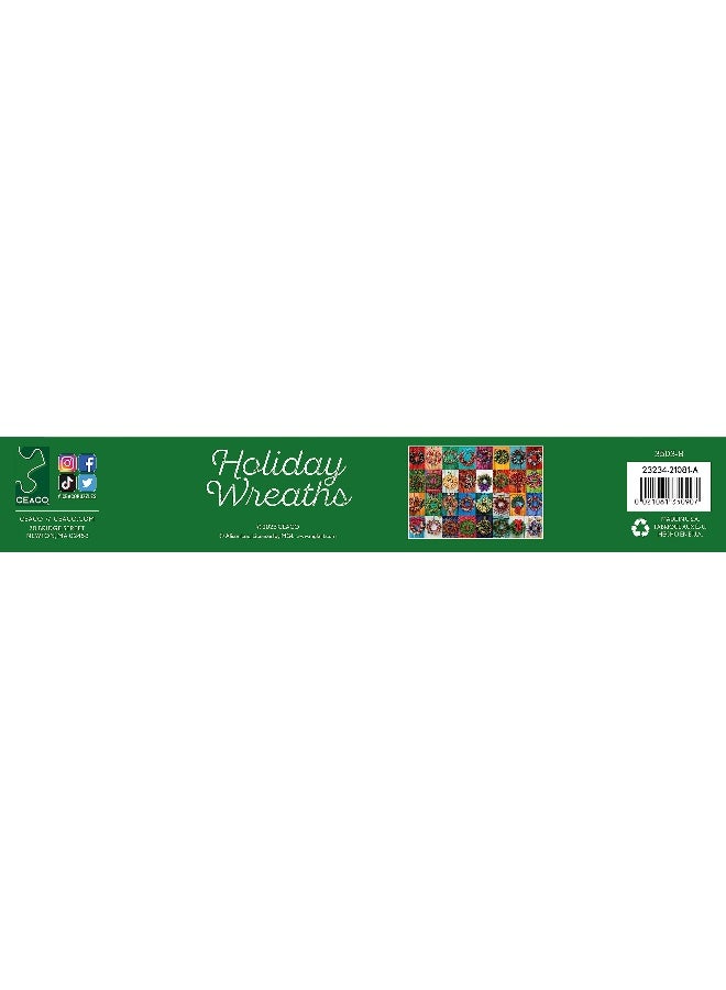 Ceaco - Holiday Wreaths - 2000 Piece Jigsaw Puzzle