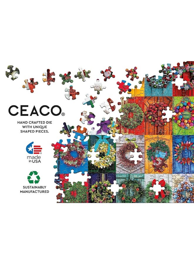 Ceaco - Holiday Wreaths - 2000 Piece Jigsaw Puzzle