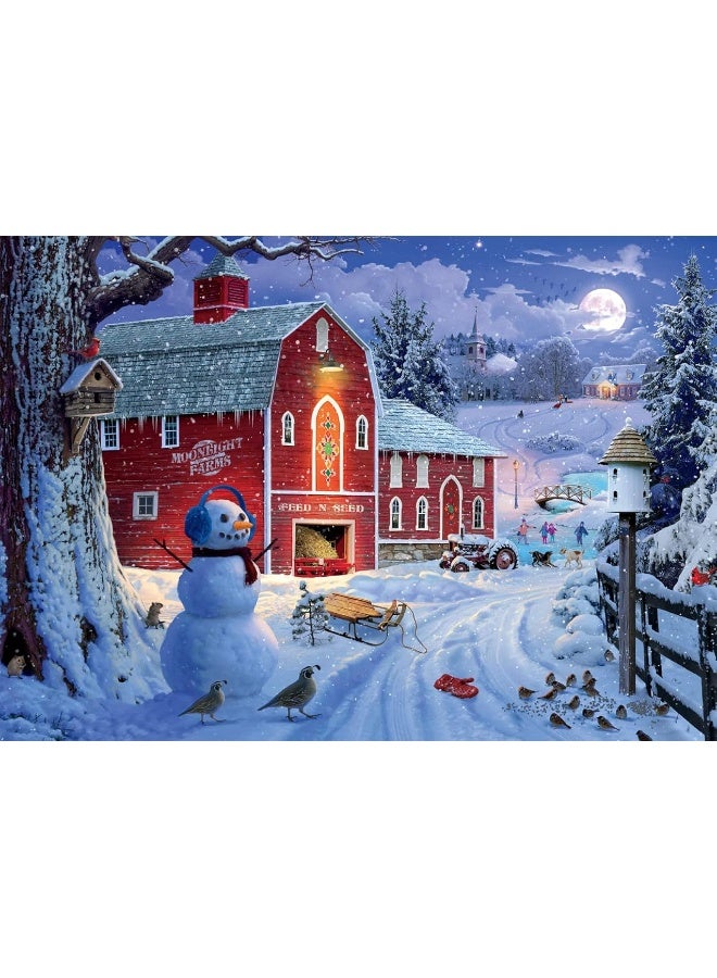 Buffalo Games - David Stevenson - Winter Frolic - 500 Piece Jigsaw Puzzle for Adults Challenging Puzzle Perfect for Game Nights