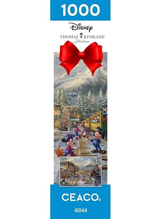 Ceaco - Thomas Kinkade - Disney - Holiday - Candy Cane Express - 1000 Piece Jigsaw Puzzle