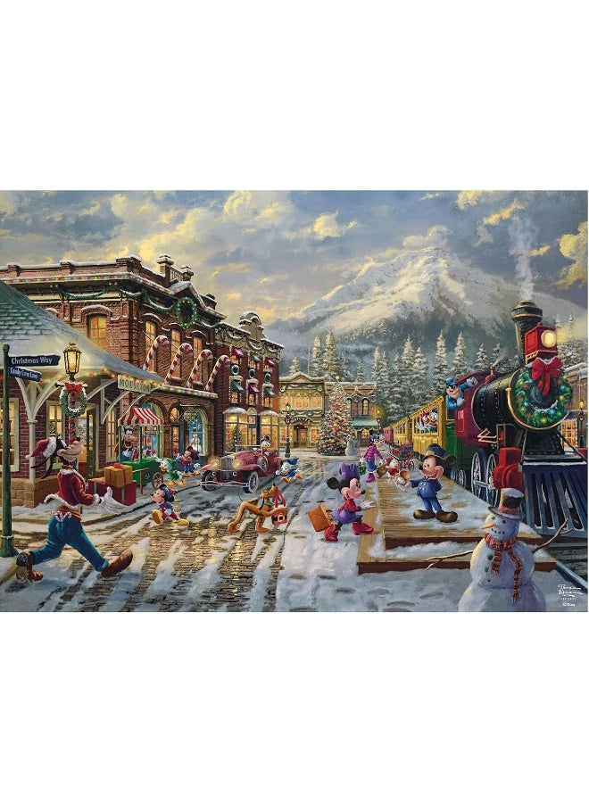 Ceaco - Thomas Kinkade - Disney - Holiday - Candy Cane Express - 1000 Piece Jigsaw Puzzle