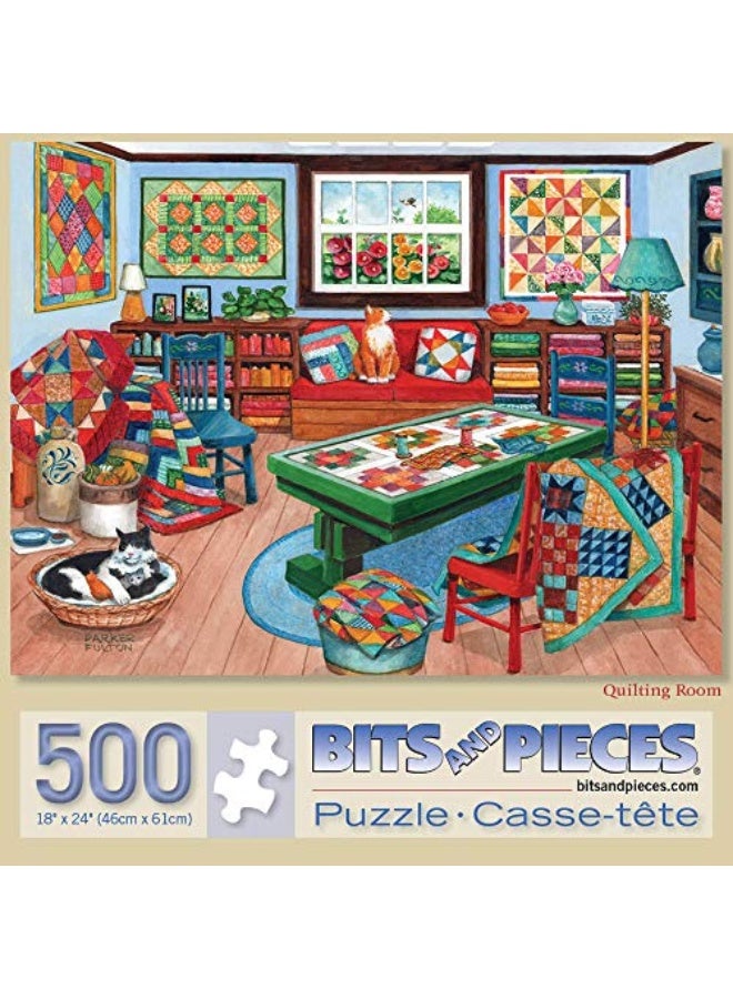 Bits and Pieces - 500 Piece Jigsaw Puzzle for Adults 18